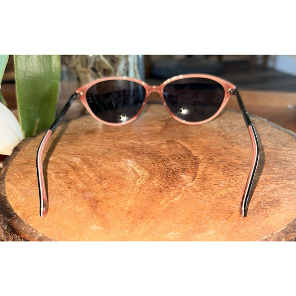 Lulu Guiness Sunglasses Semi Cat-Eye Tortoise Frames Designer Summer Preppy - Picture 6 of 8